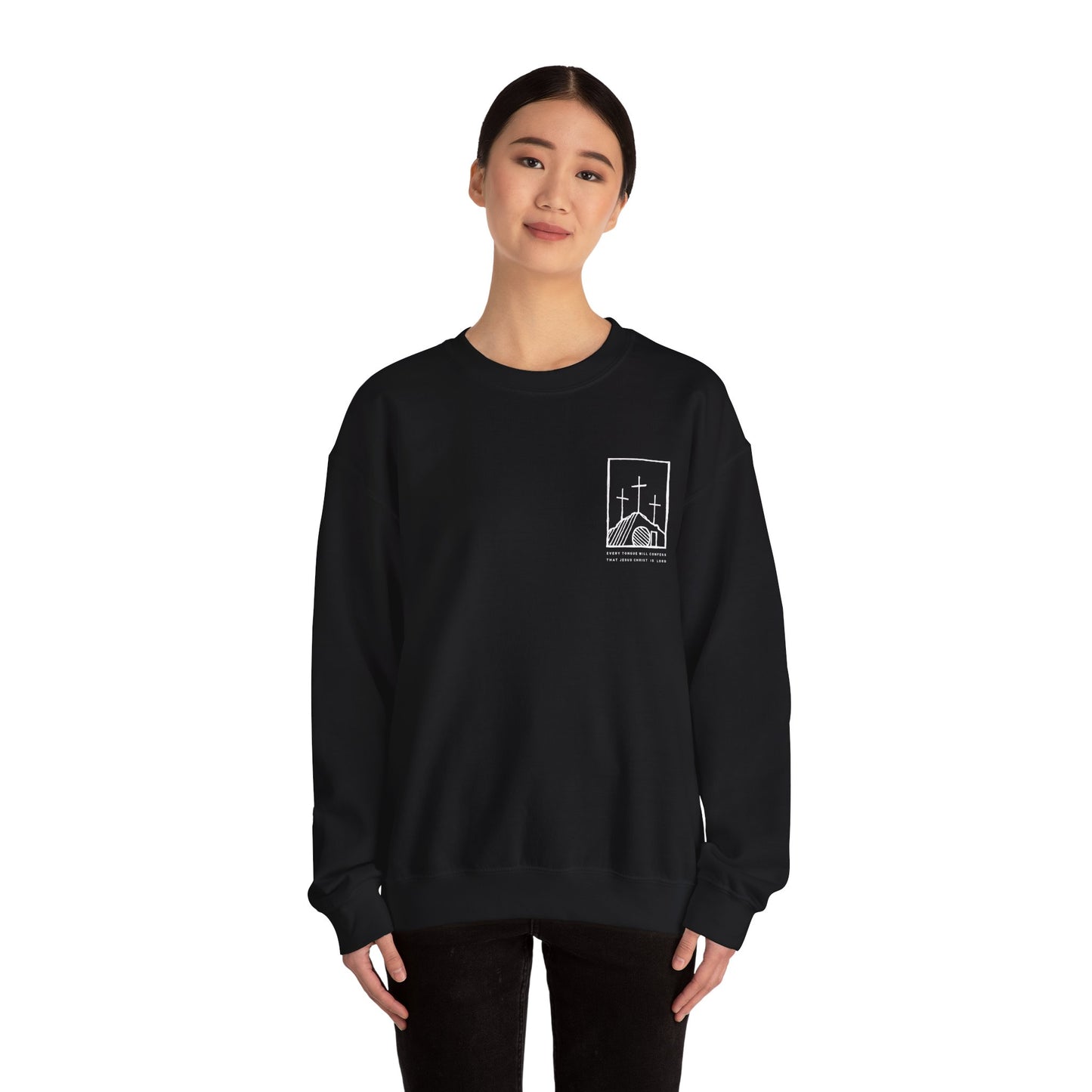 Every Knee Will Bow - Unisex Heavy Blend™ Crewneck Sweatshirt