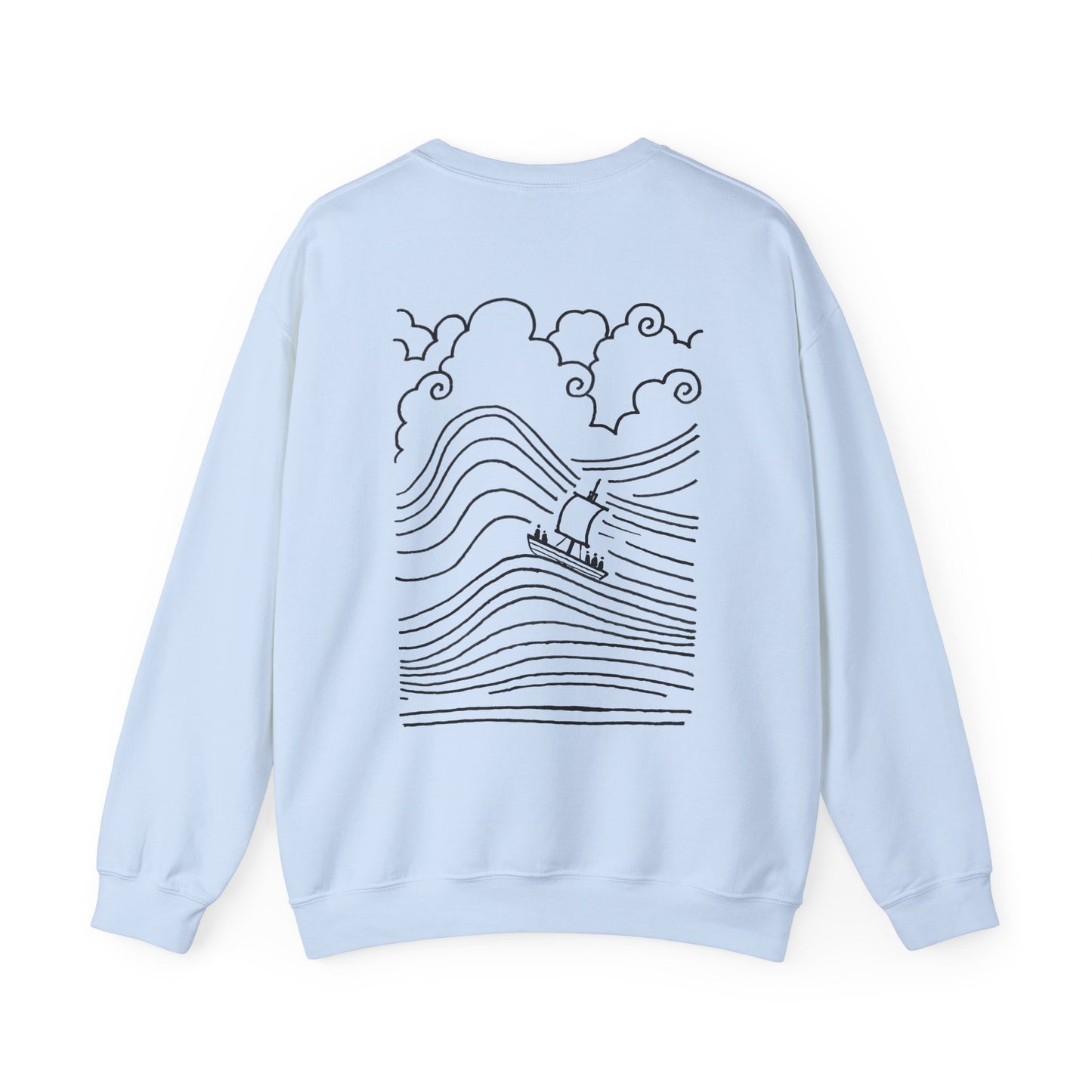 Jesus Calms Storm - Unisex Heavy Blend™ Crewneck Sweatshirt
