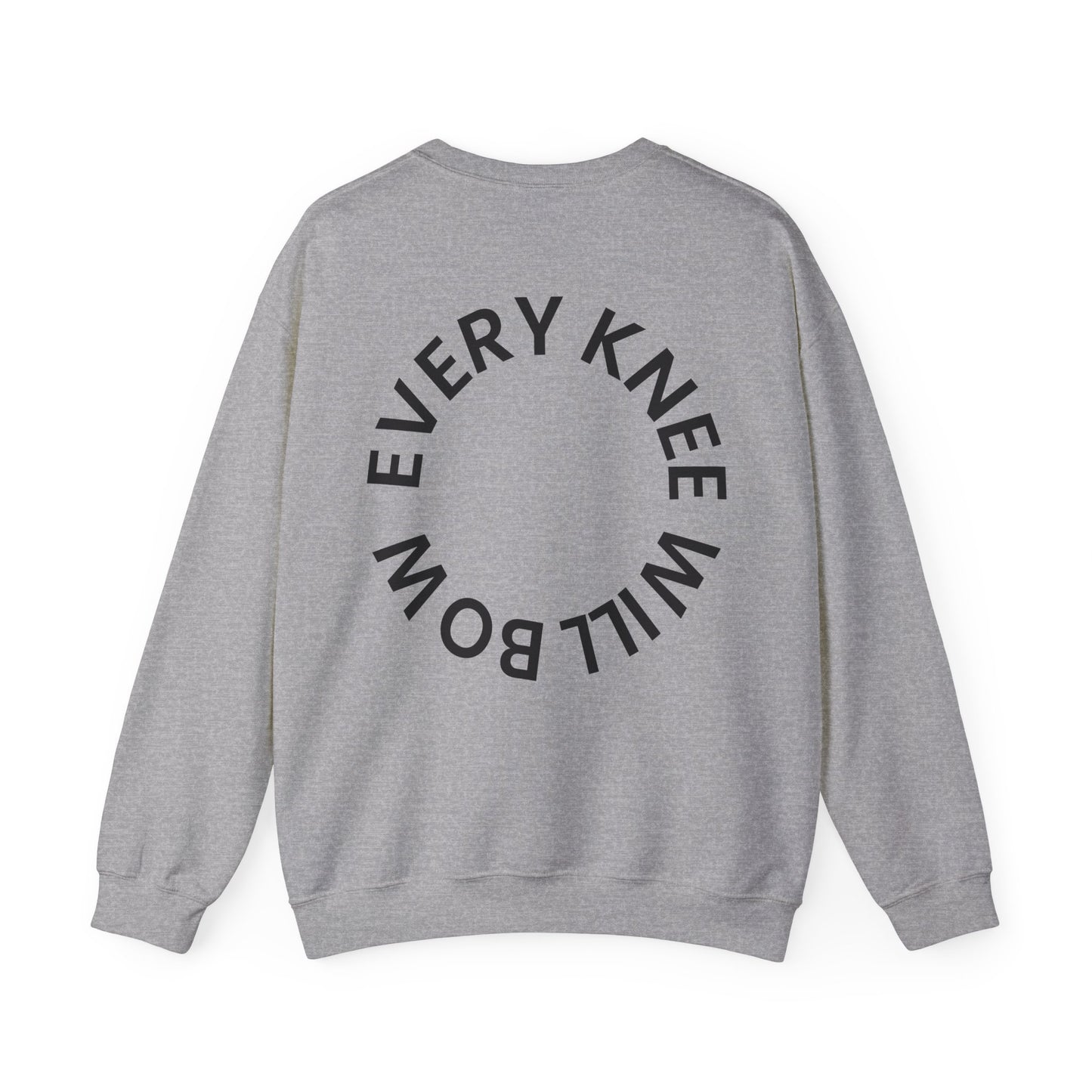 Every Knee Will Bow - Unisex Heavy Blend™ Crewneck Sweatshirt