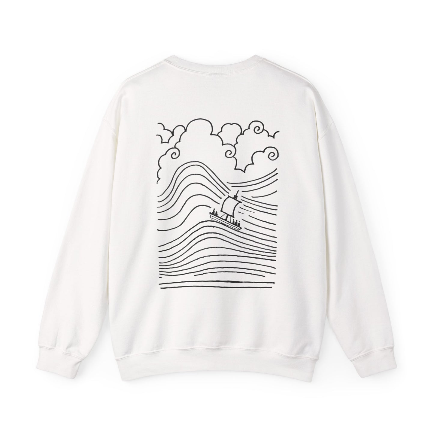 Jesus Calms Storm - Unisex Heavy Blend™ Crewneck Sweatshirt