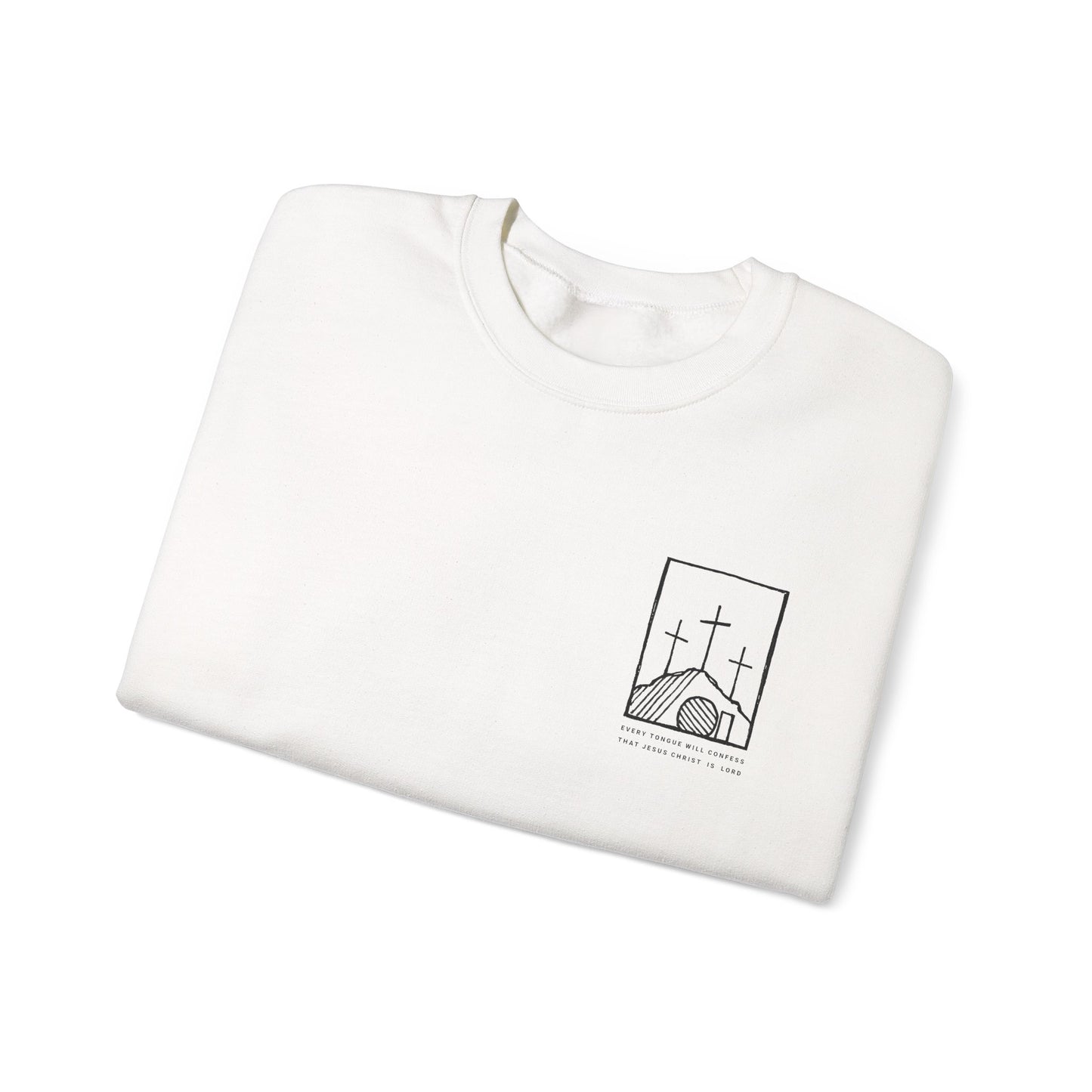 Every Knee Will Bow - Unisex Heavy Blend™ Crewneck Sweatshirt