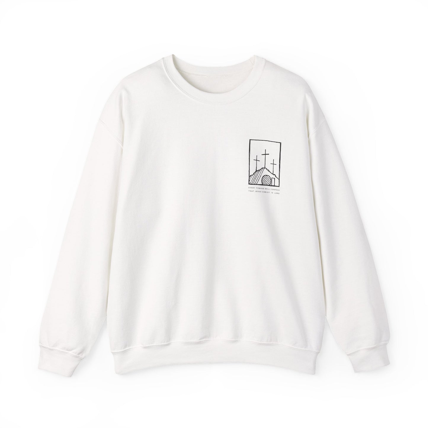 Every Knee Will Bow - Unisex Heavy Blend™ Crewneck Sweatshirt