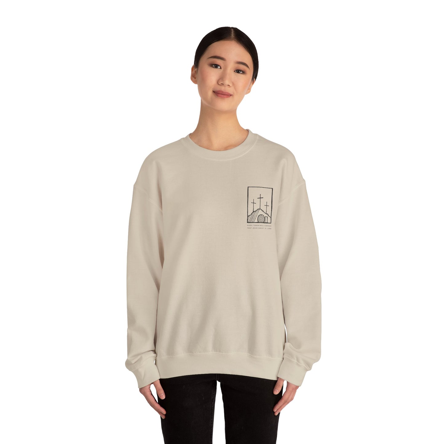Every Knee Will Bow - Unisex Heavy Blend™ Crewneck Sweatshirt