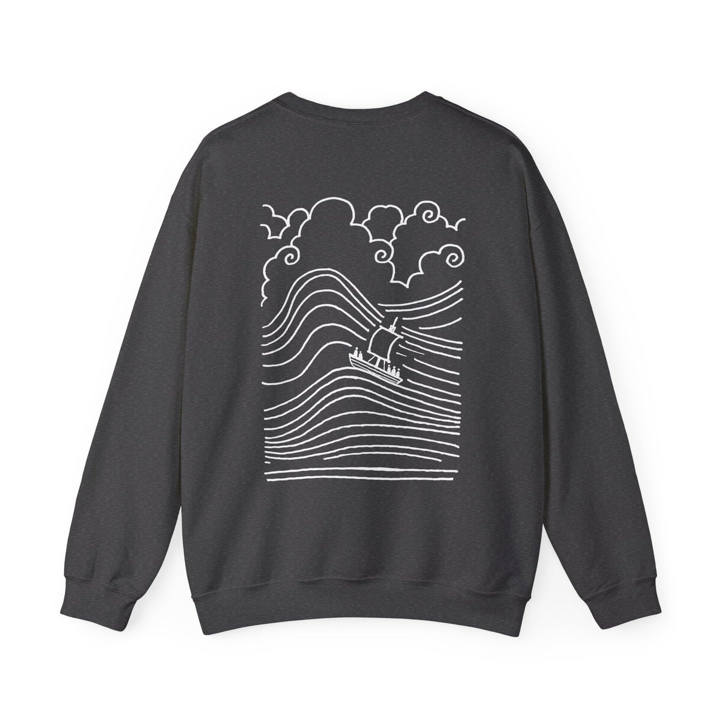Jesus Calms Storm - Unisex Heavy Blend™ Crewneck Sweatshirt