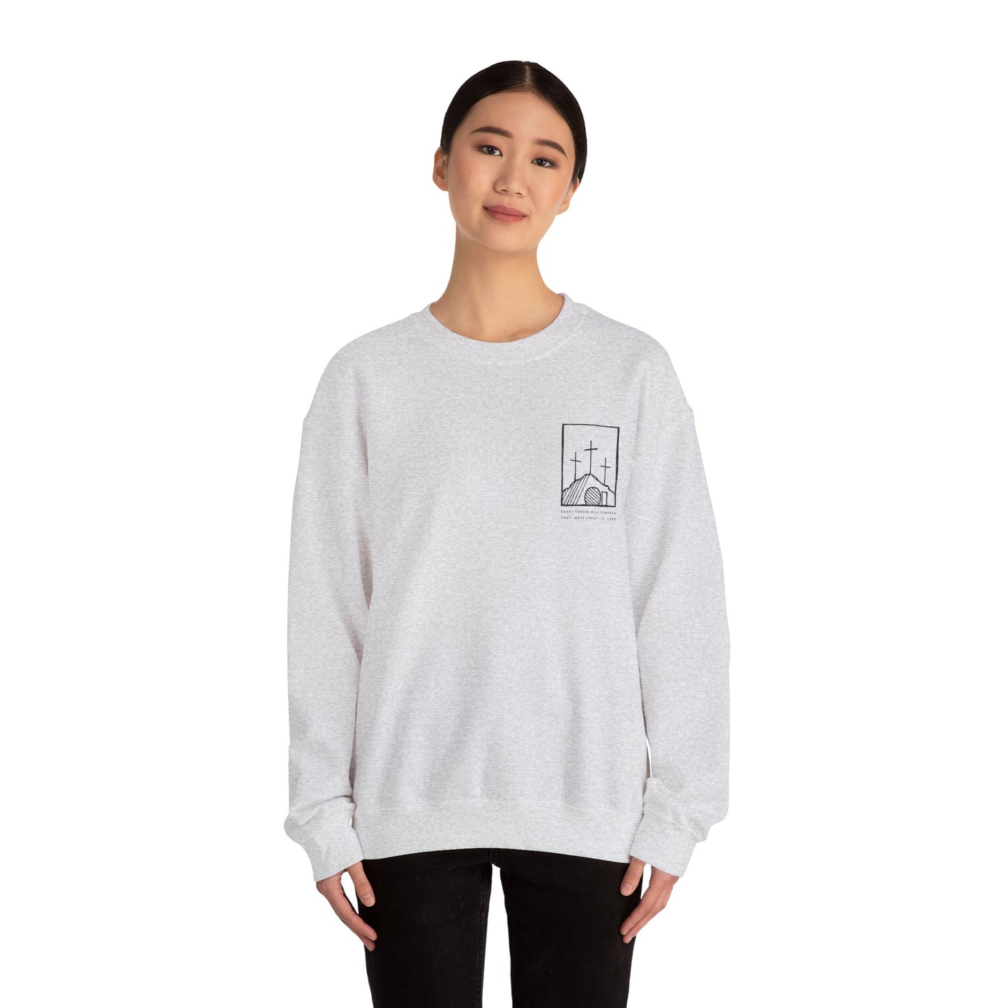 Every Knee Will Bow - Unisex Heavy Blend™ Crewneck Sweatshirt