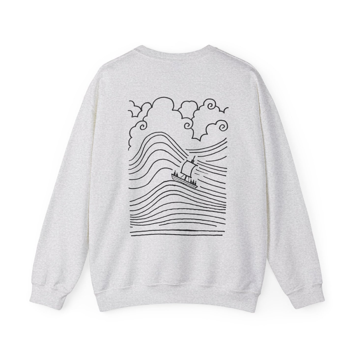 Jesus Calms Storm - Unisex Heavy Blend™ Crewneck Sweatshirt