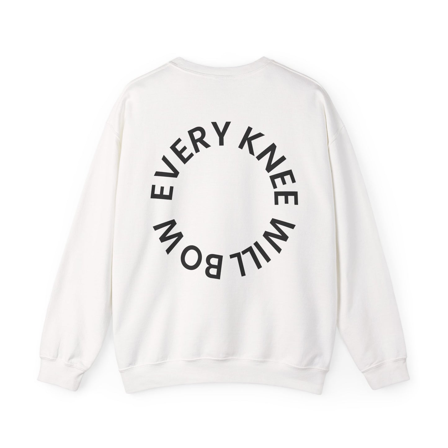 Every Knee Will Bow - Unisex Heavy Blend™ Crewneck Sweatshirt