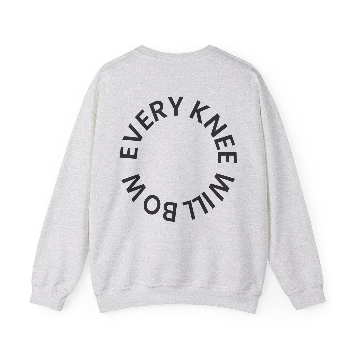 Every Knee Will Bow - Unisex Heavy Blend™ Crewneck Sweatshirt