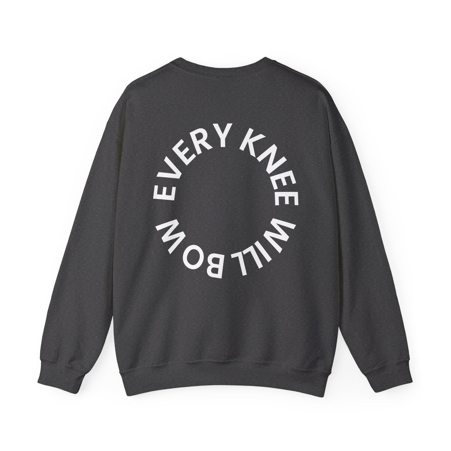 Every Knee Will Bow - Unisex Heavy Blend™ Crewneck Sweatshirt
