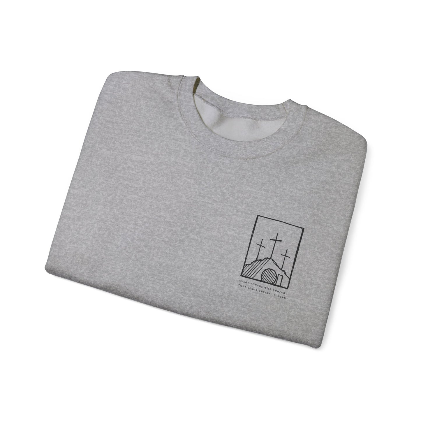 Every Knee Will Bow - Unisex Heavy Blend™ Crewneck Sweatshirt