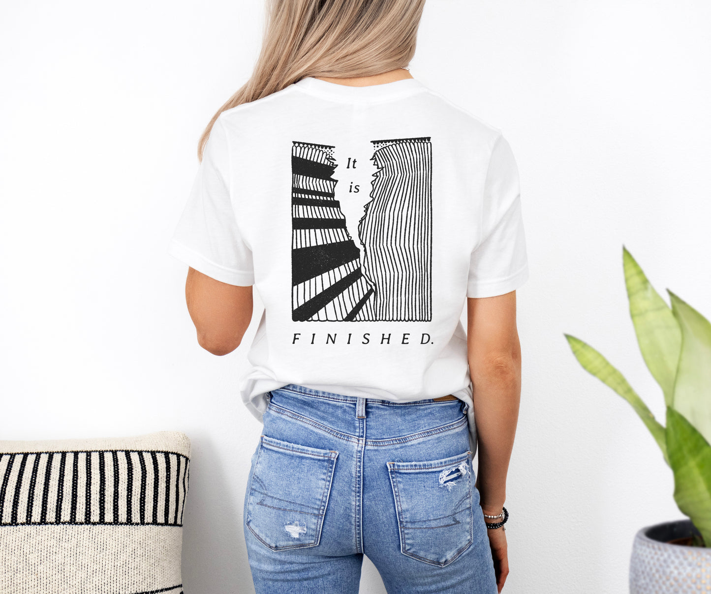 It Is Finished Veil is Torn - Unisex Jersey Short Sleeve Tee - Bella Canvas 3001