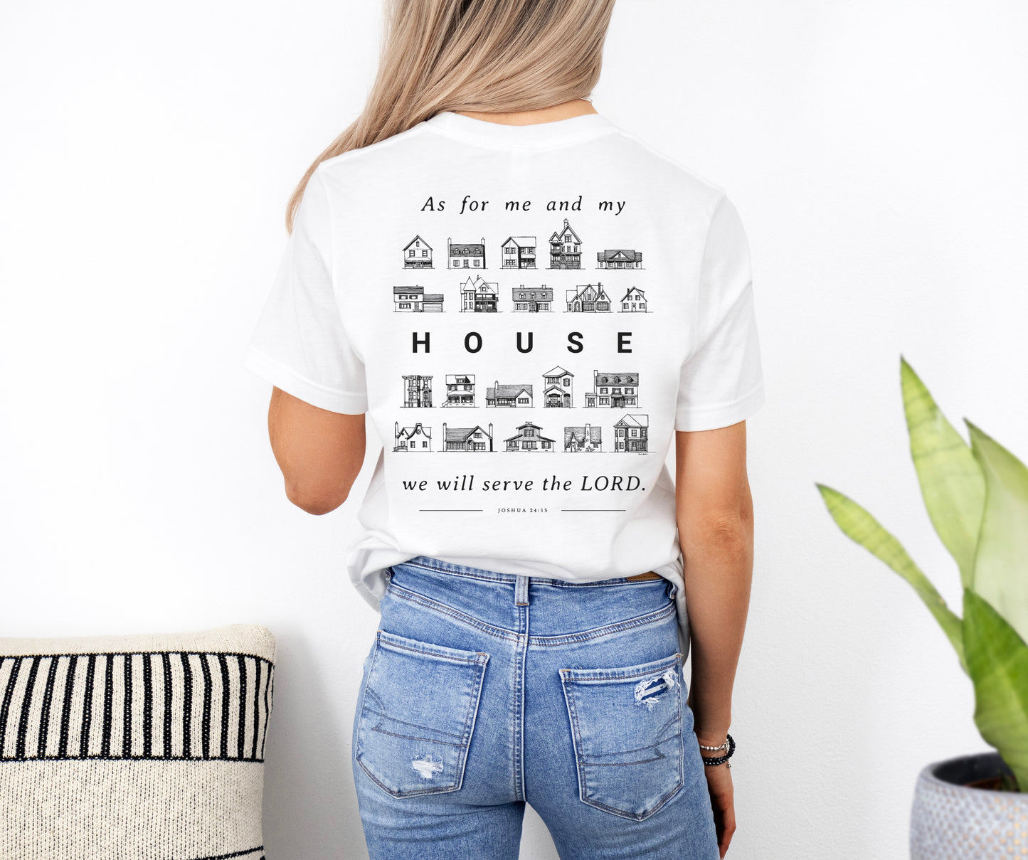 As For Me and My House Joshua 24:15 - Unisex Jersey Short Sleeve Tee - Bella Canvas 3001