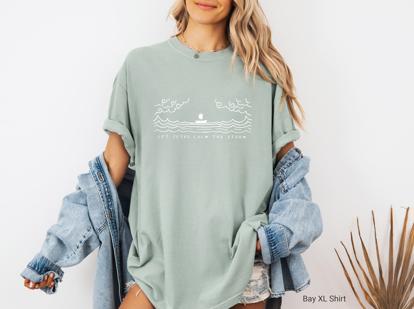 Jesus Calms Storm - Unisex Garment-Dyed T-shirt - Comfort Colors®
