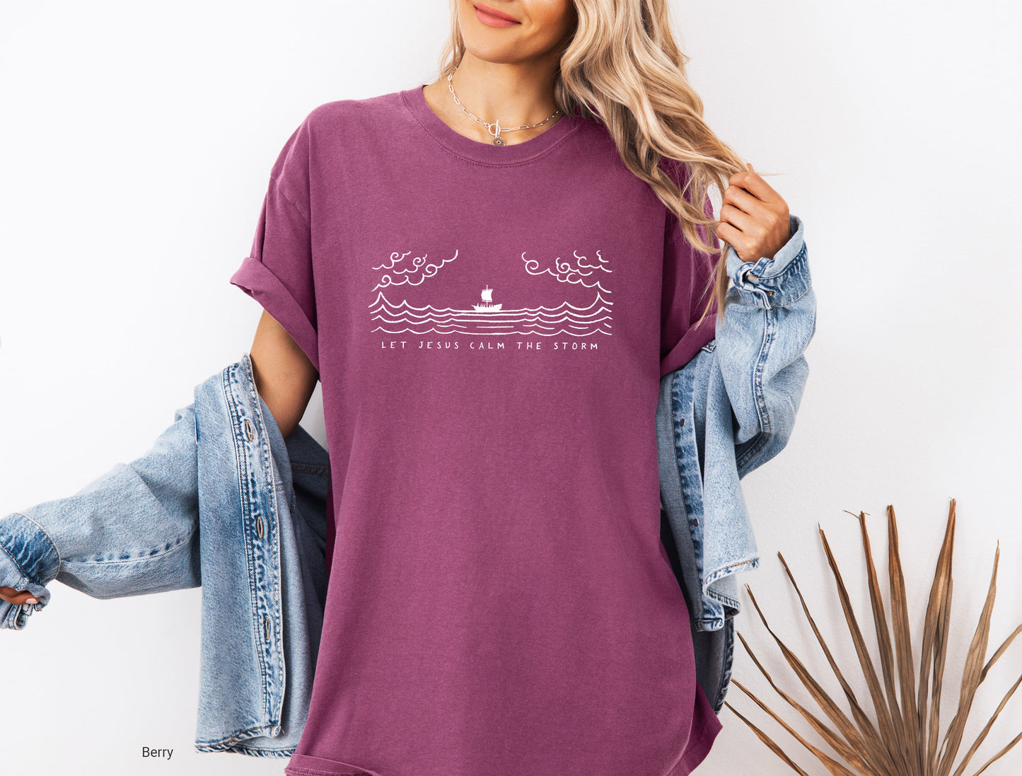 Jesus Calms Storm - Unisex Garment-Dyed T-shirt - Comfort Colors®