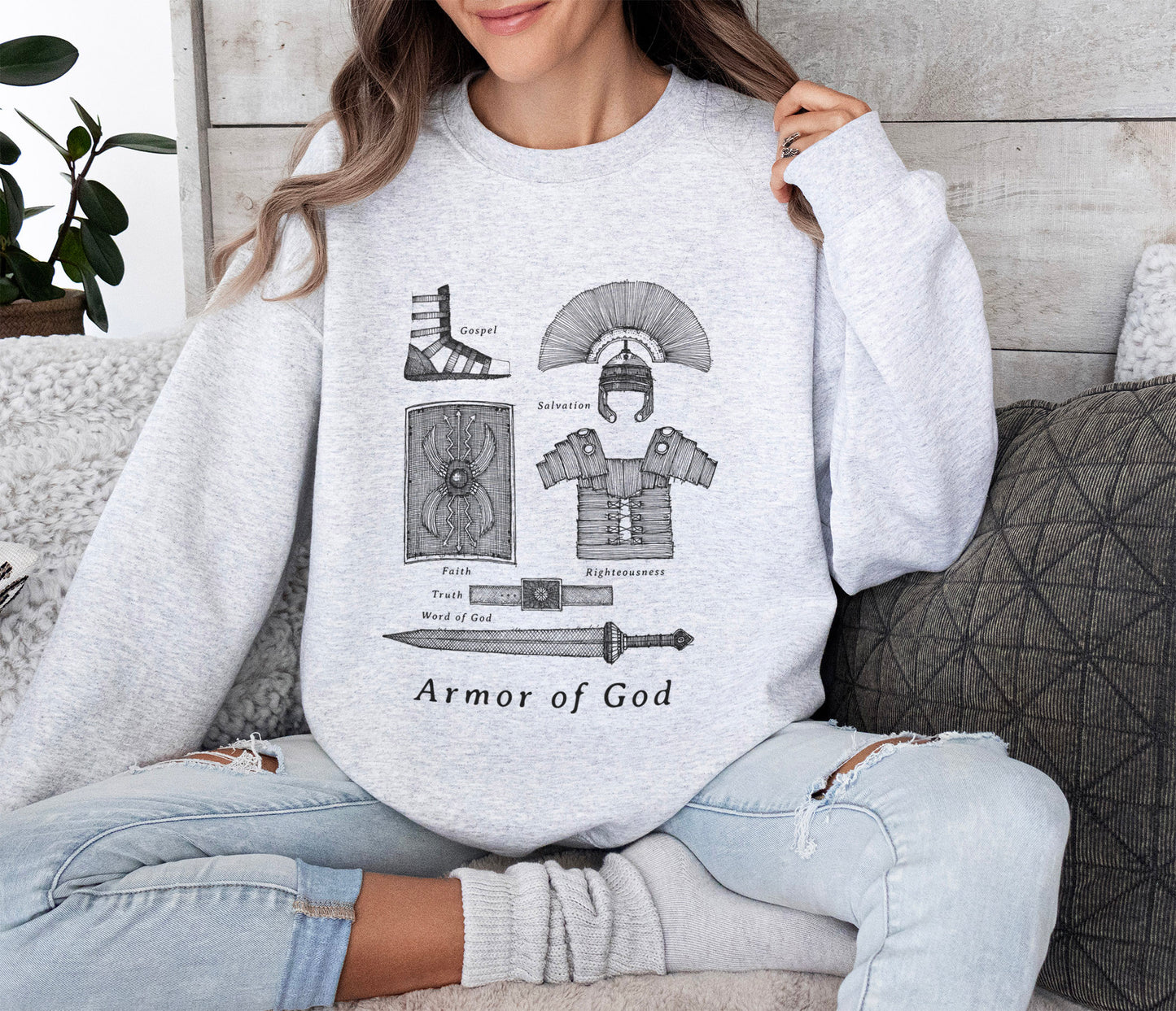 Armor of God - Unisex Heavy Blend™ Crewneck Sweatshirt