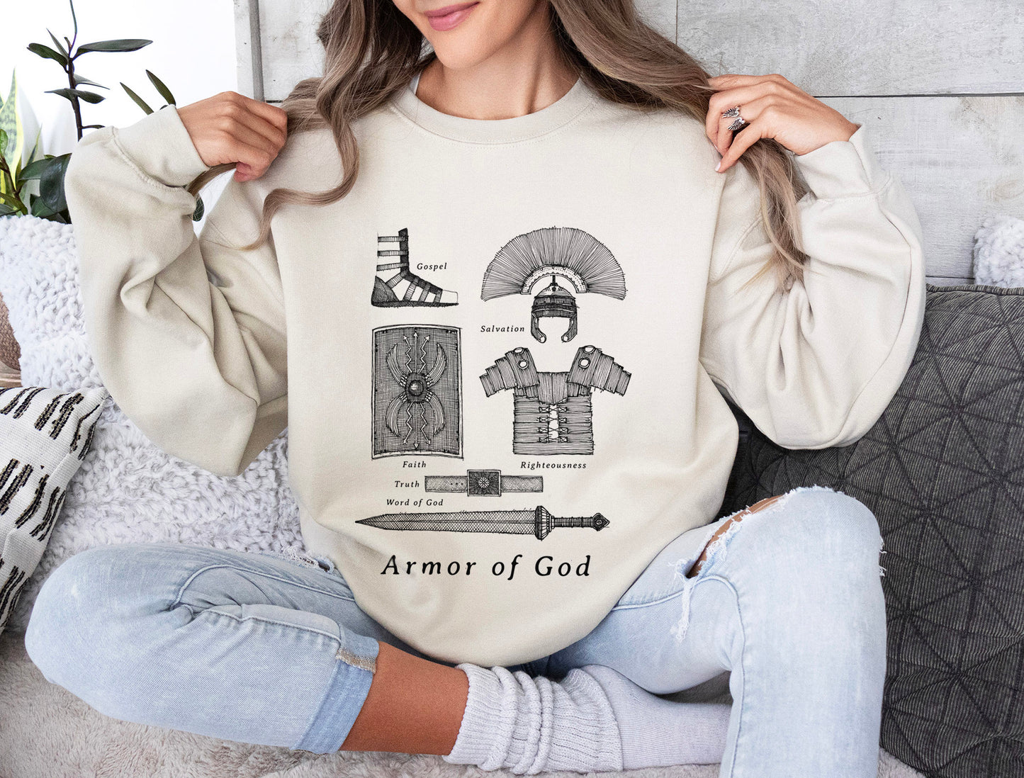 Armor of God - Unisex Heavy Blend™ Crewneck Sweatshirt