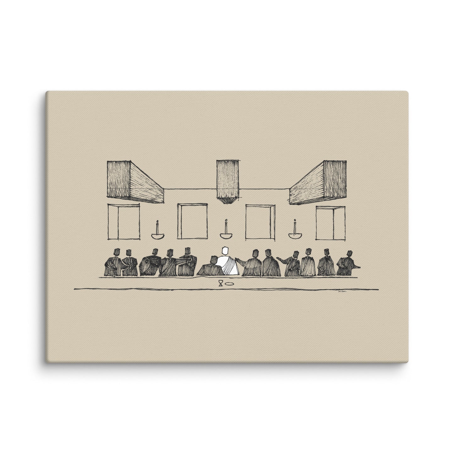 The Last Supper Passover Meal - Canvas