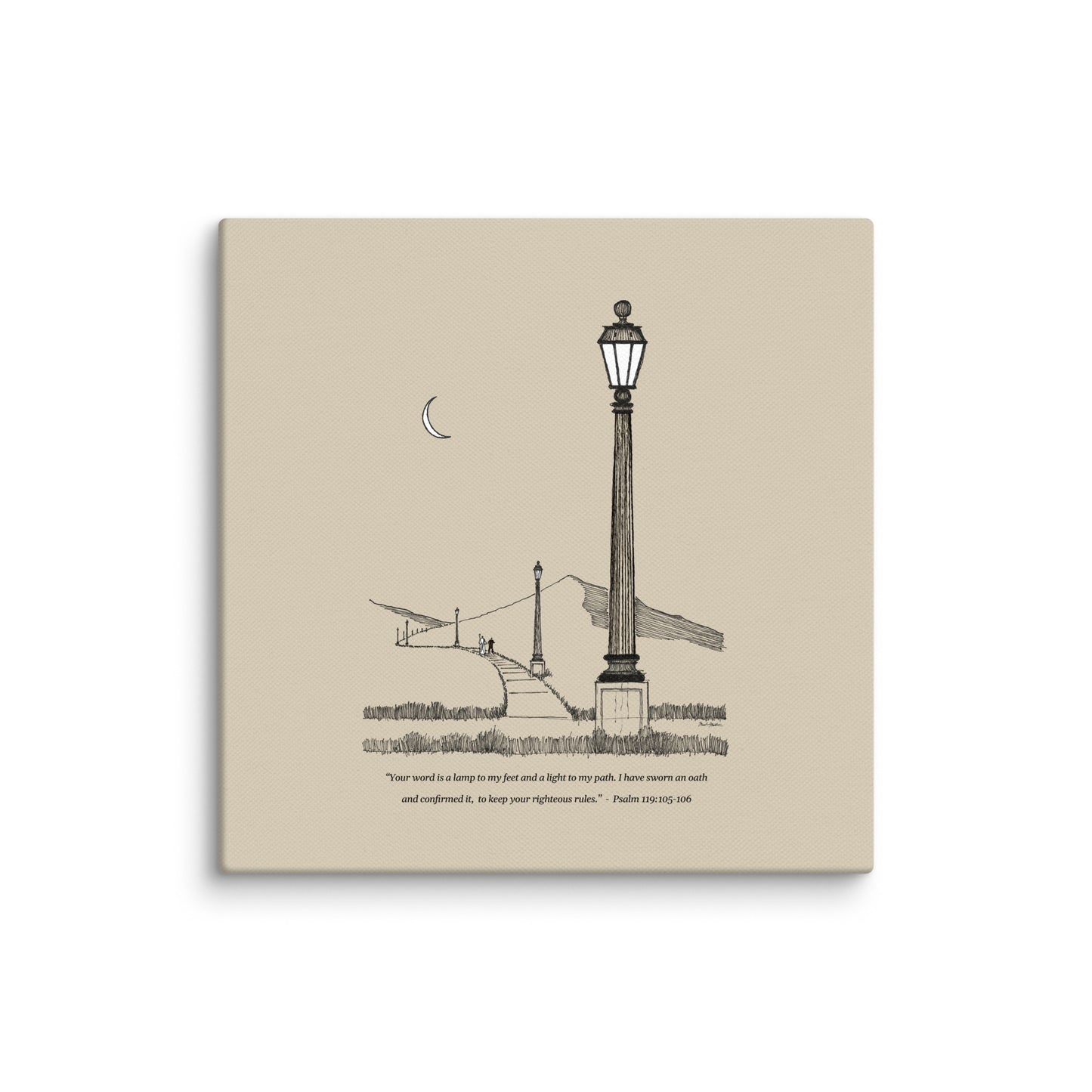 Your Word is a Lamp to My Feet - Canvas