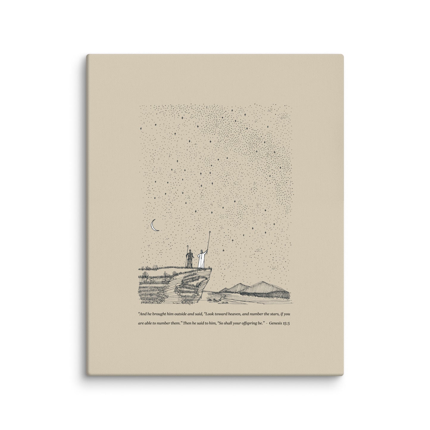 God's Promise to Abraham - Canvas