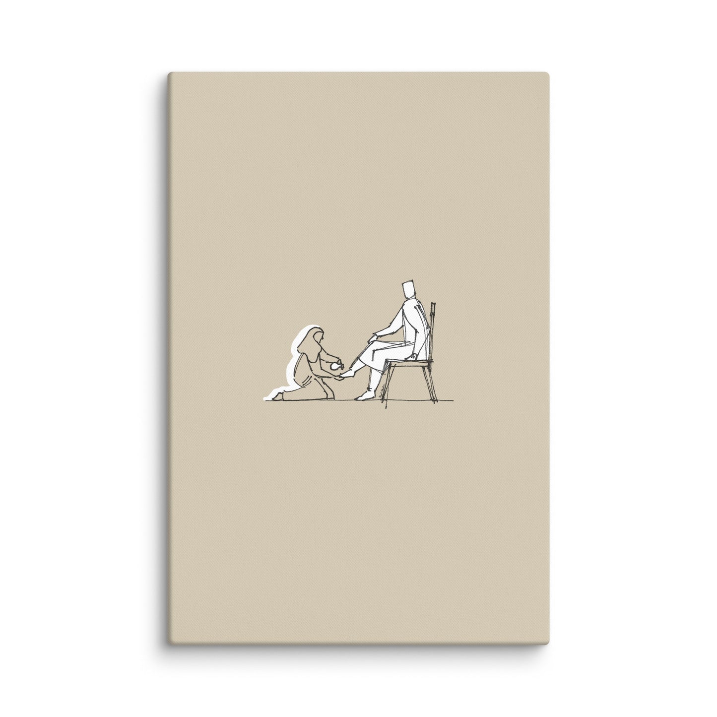 Mary with Alabaster Flask - Canvas