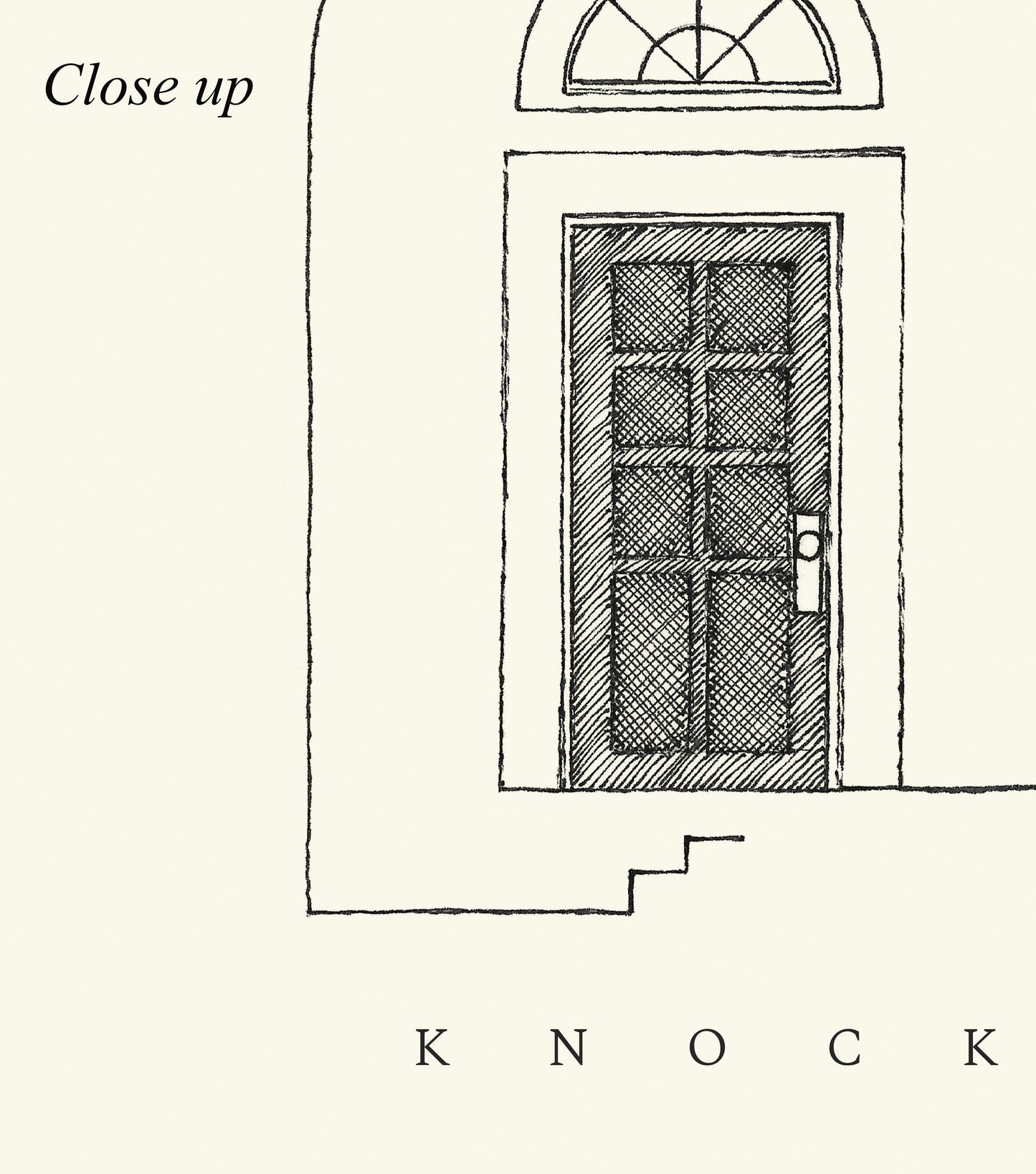 Ask Seek Knock Set - Digital Print