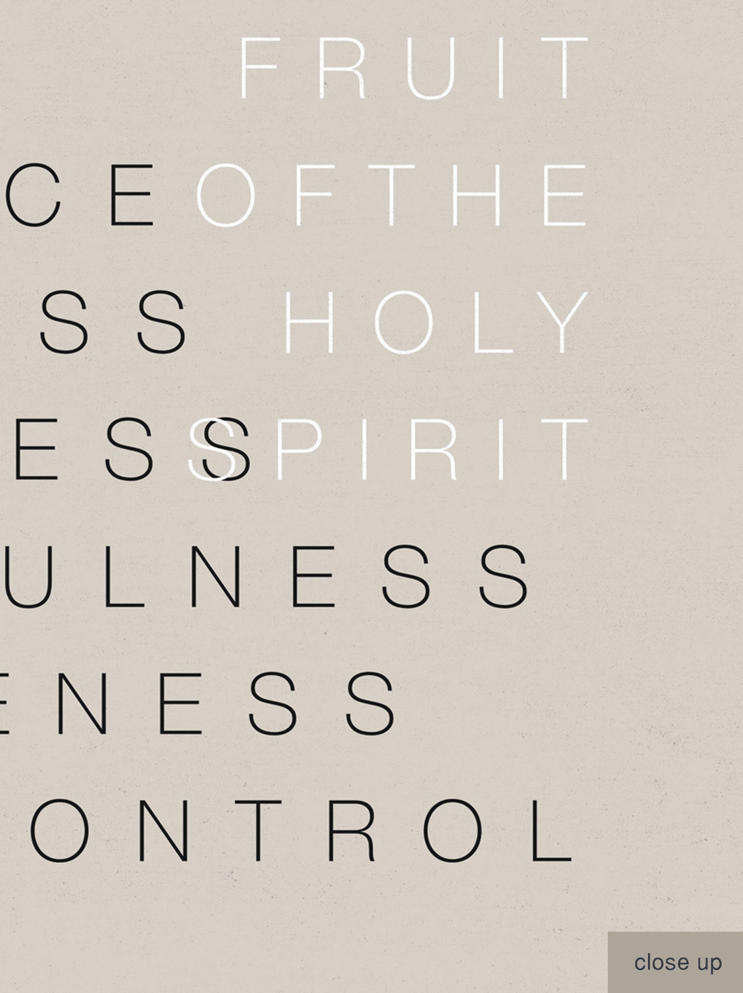 Fruit of the Spirit Wall Art 1 - Digital Print