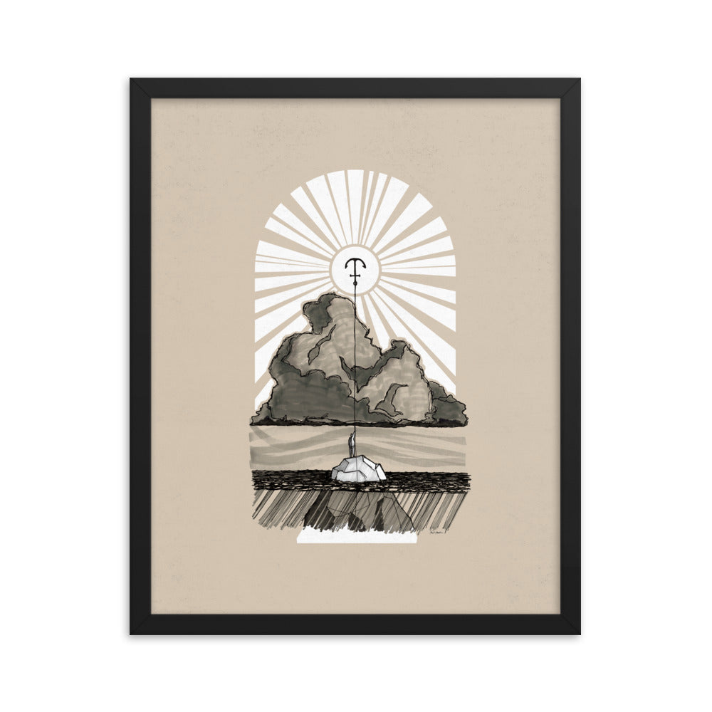 Christ the Sure and Steady Anchor - Framed