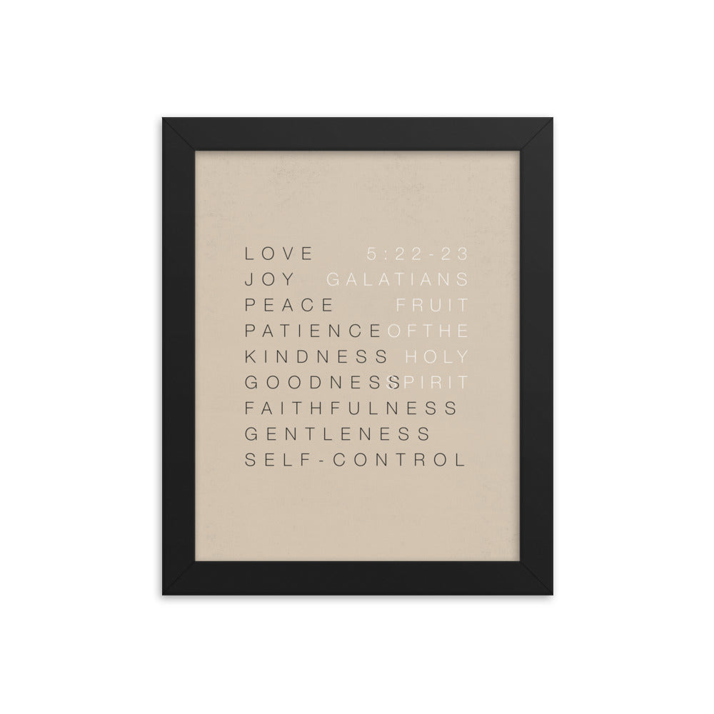 Fruit of the Spirit Wall Art 1 - Framed