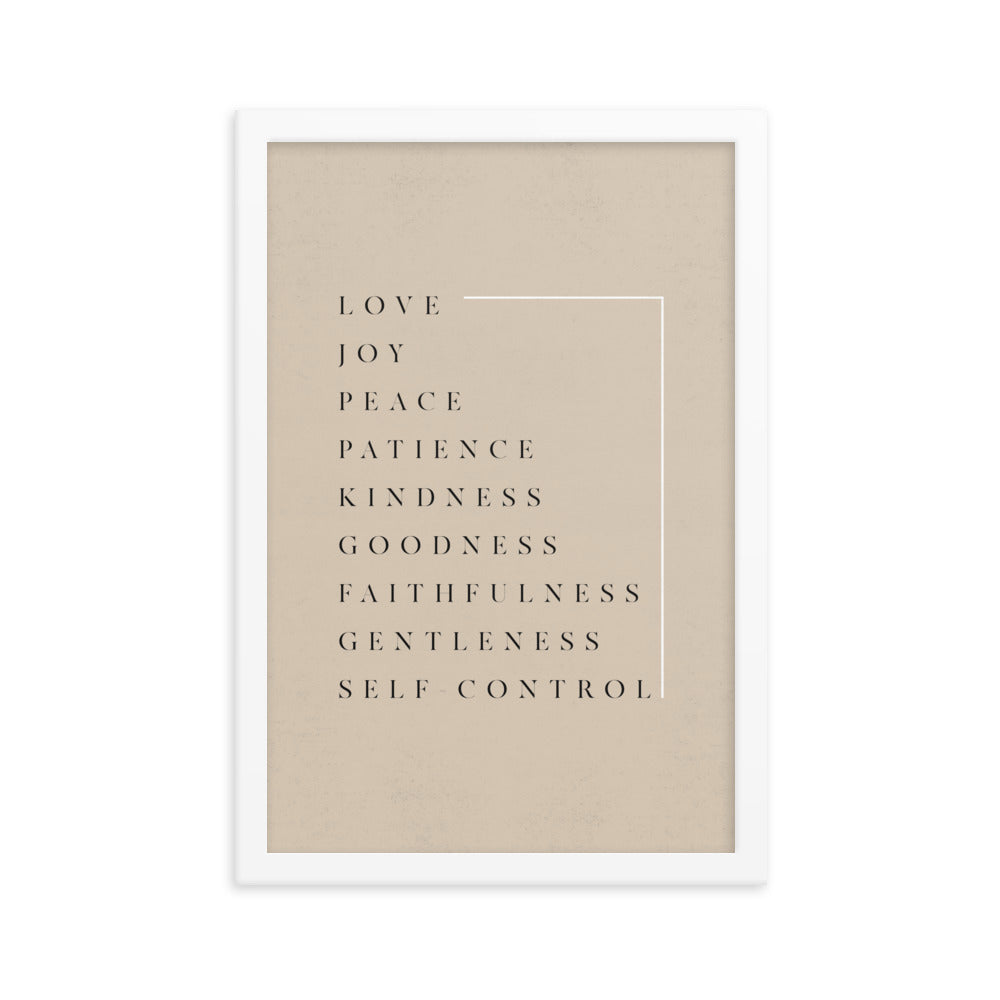 Fruit of the Spirit Wall Art 2 - Framed