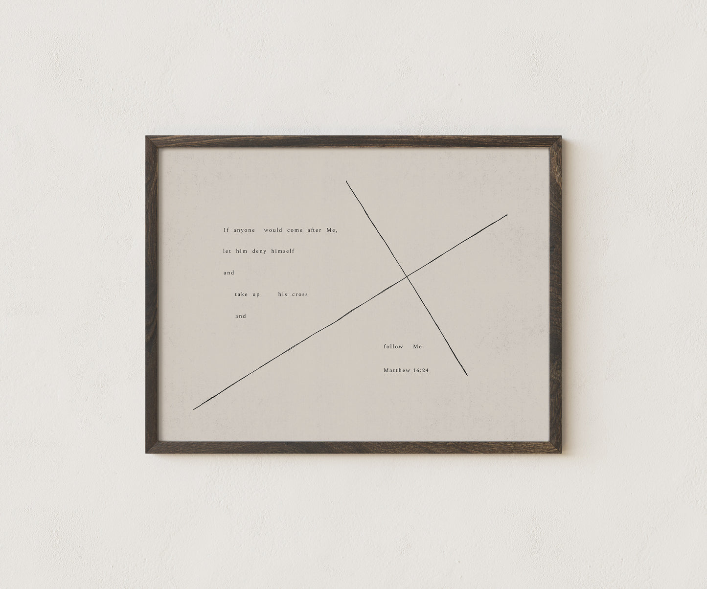 Take Up Your Cross - Digital Print