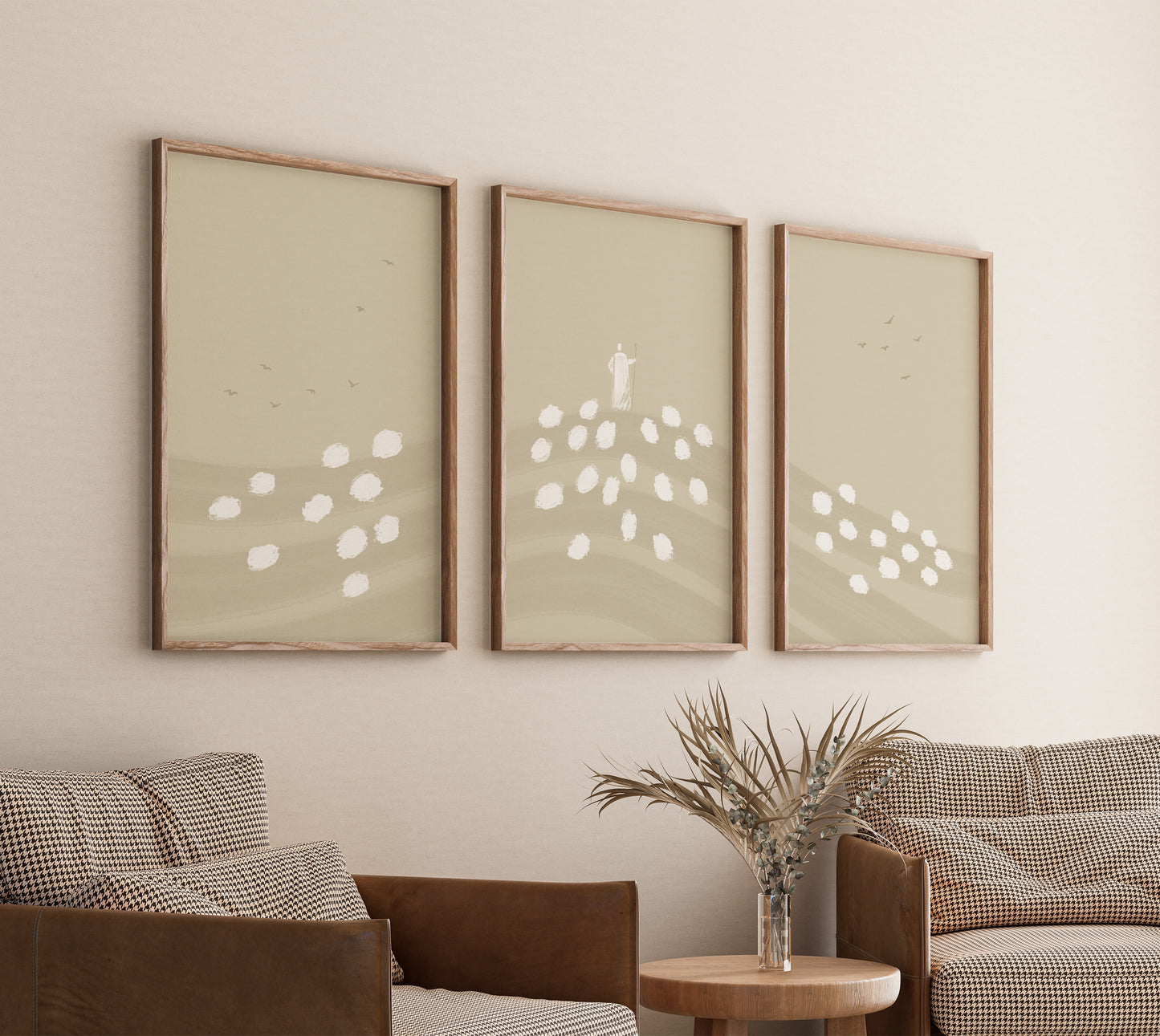 Jesus Good Shepherd Set - Digital Print