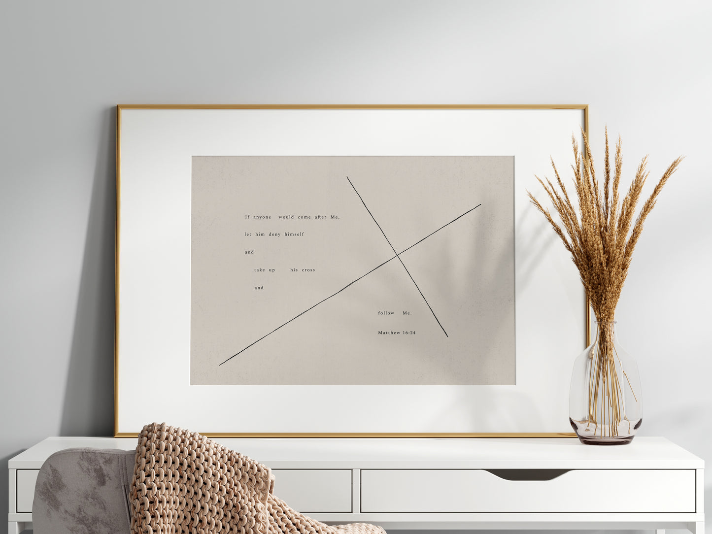 Take Up Your Cross - Digital Print