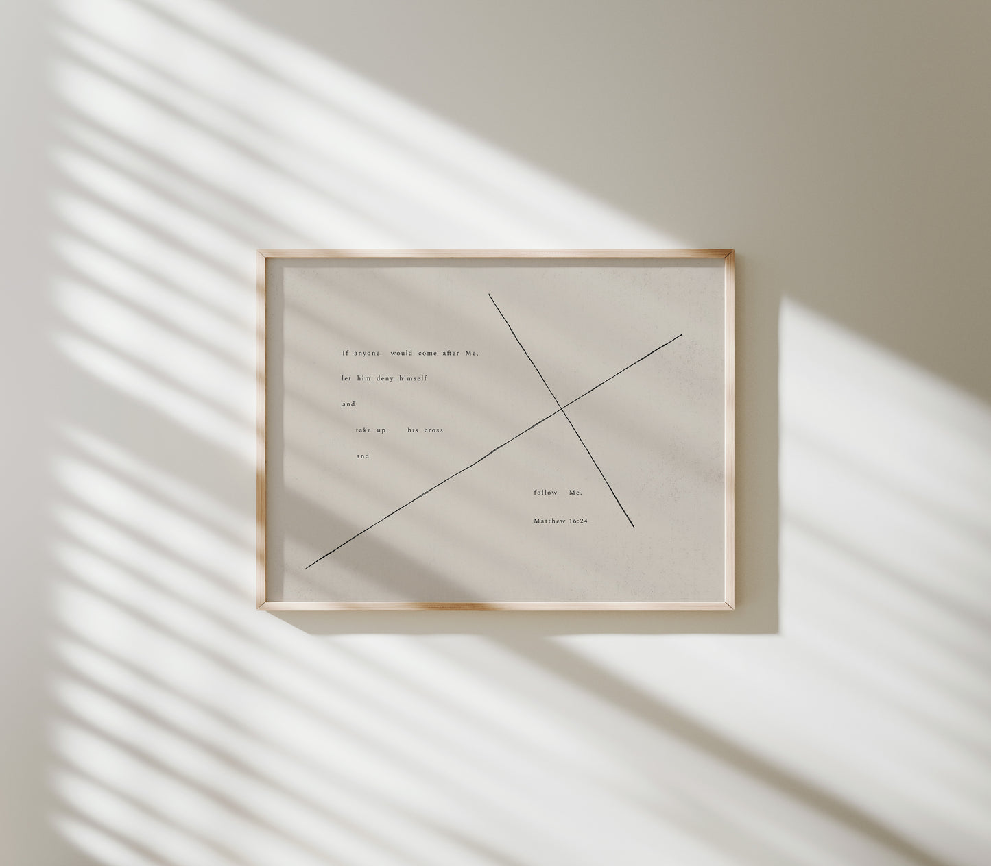 Take Up Your Cross - Digital Print