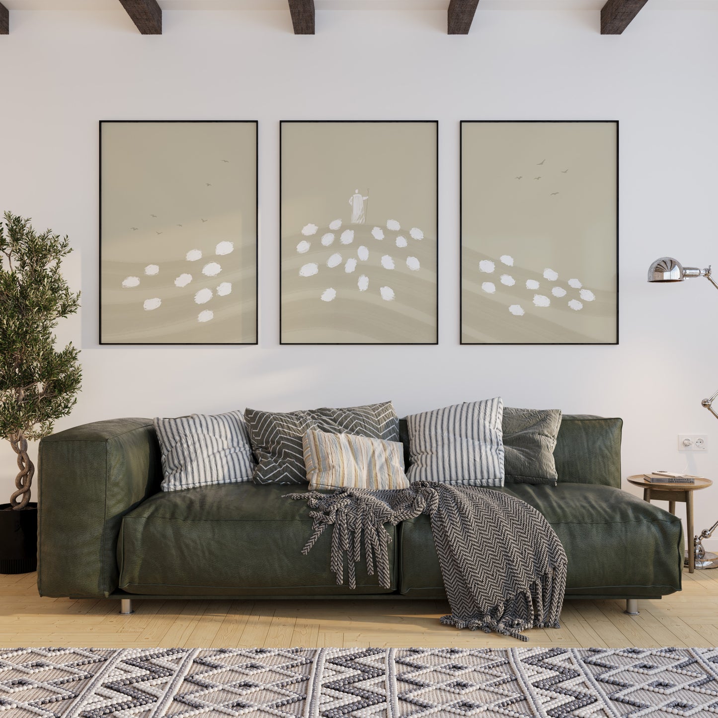 Jesus Good Shepherd Set - Digital Print
