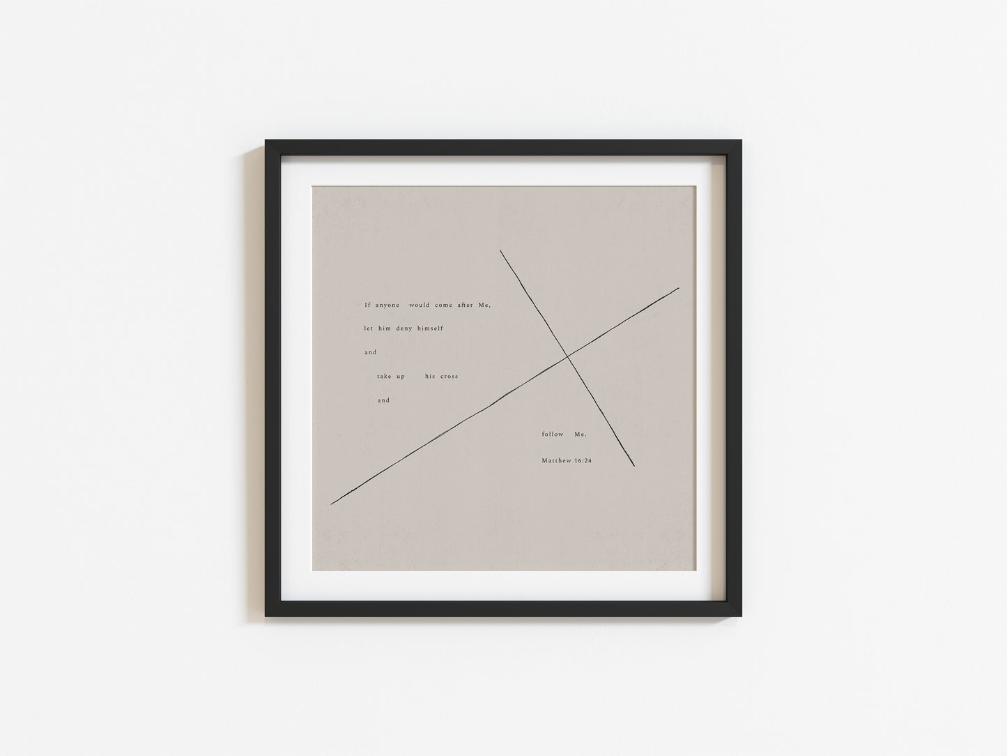 Take Up Your Cross - Digital Print