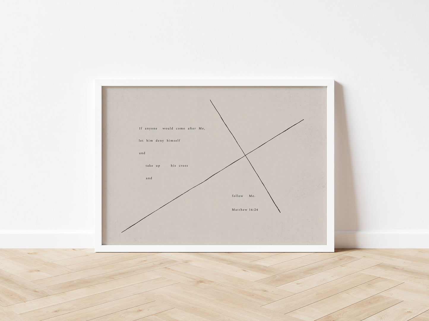 Take Up Your Cross - Digital Print