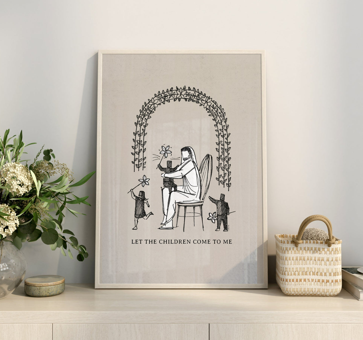 Let the Children Come to Me - Digital Print