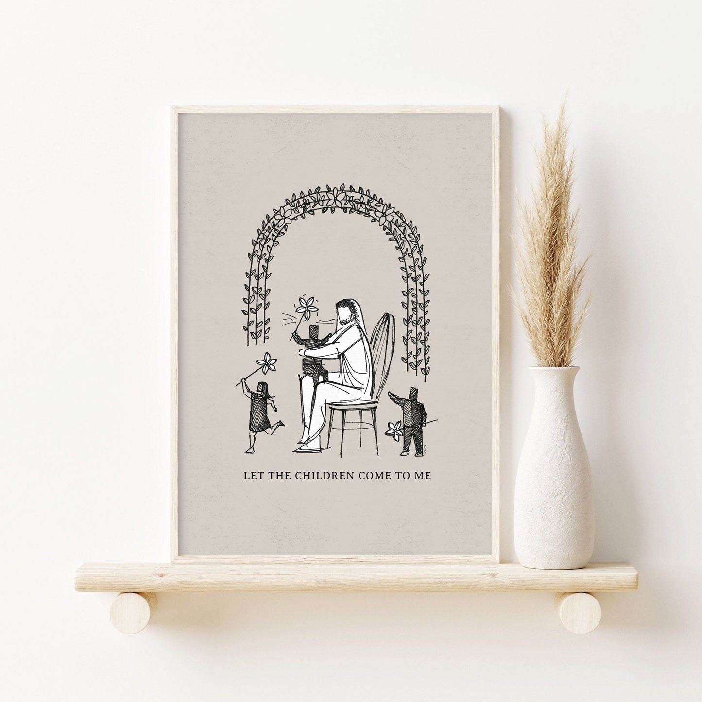 Let the Children Come to Me - Digital Print