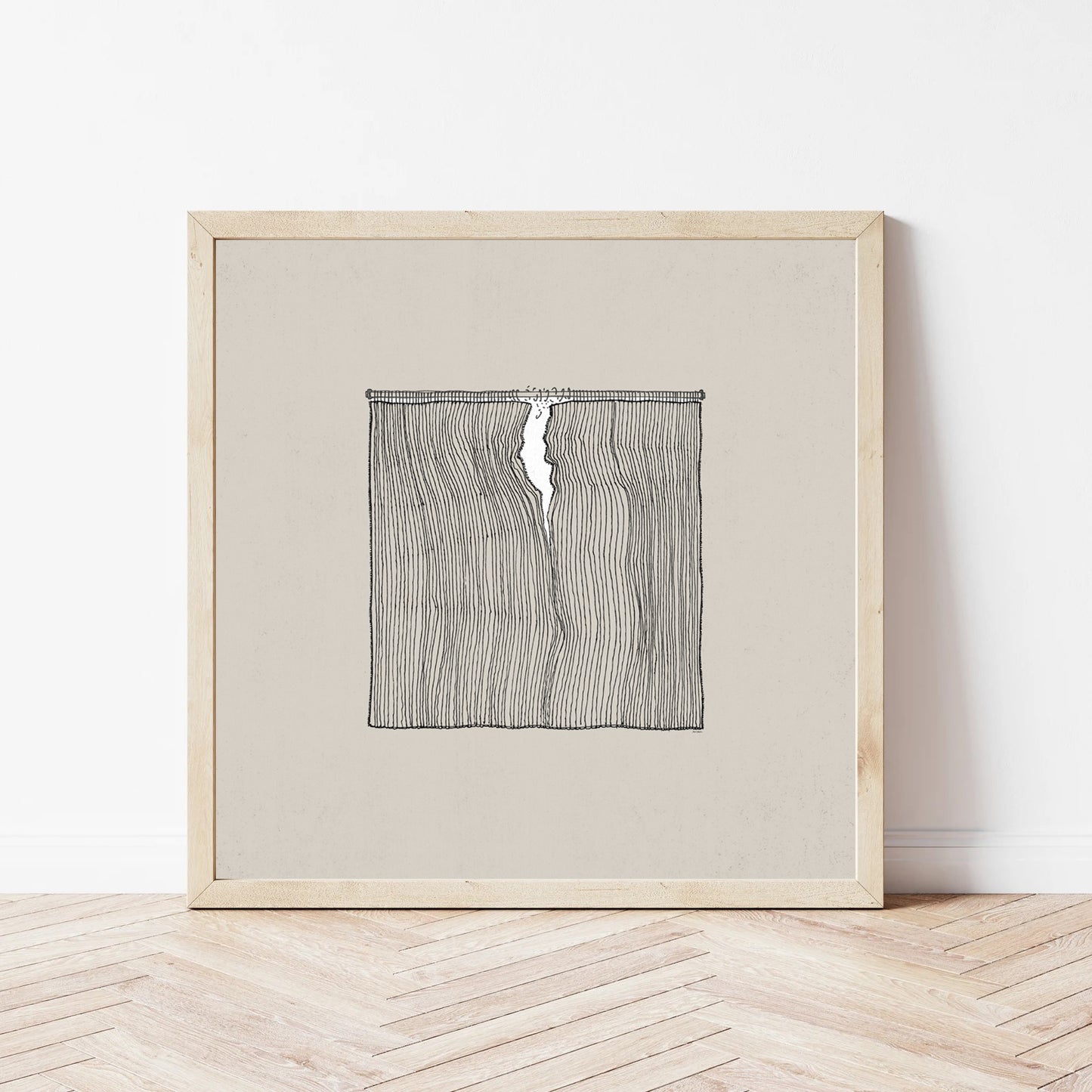 It Is Finished Temple Veil Torn - Digital Print
