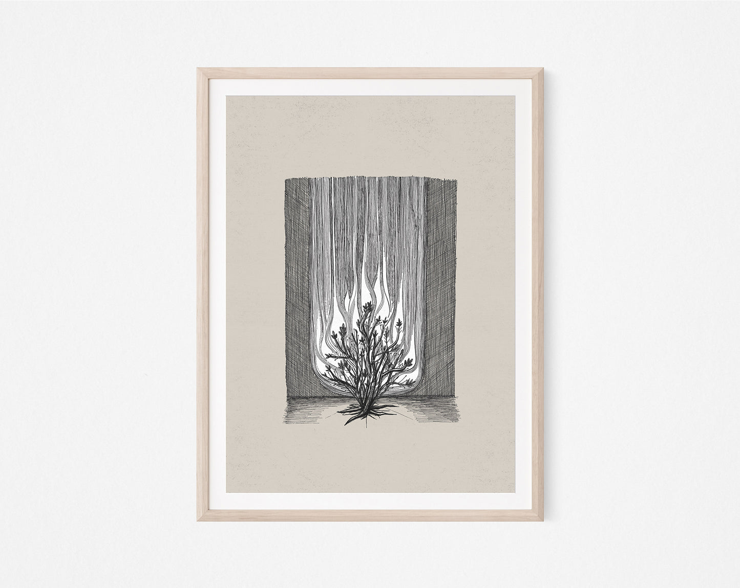 Burning Bush Exodus 3 - Digital Print