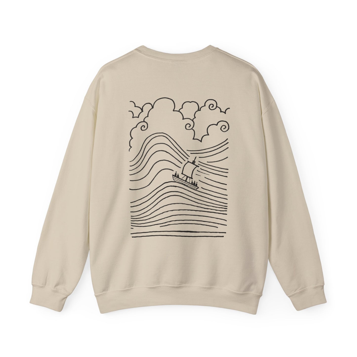 Jesus Calms Storm - Unisex Heavy Blend™ Crewneck Sweatshirt