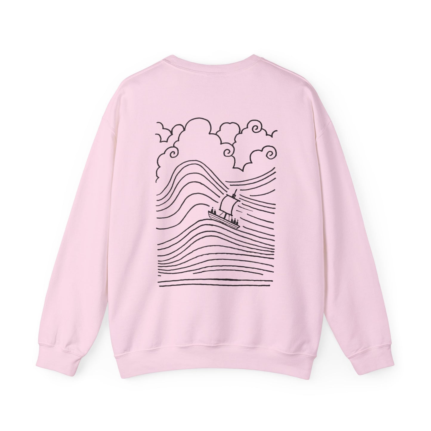 Jesus Calms Storm - Unisex Heavy Blend™ Crewneck Sweatshirt