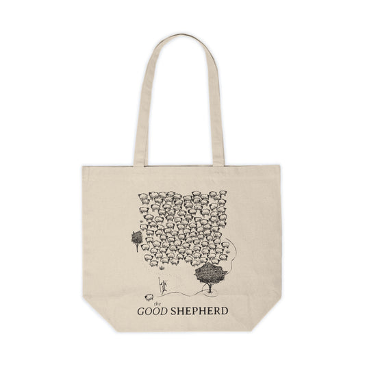 Leaves the 99 - Good Shepherd - Shopping Canvas Tote Bag - One Side