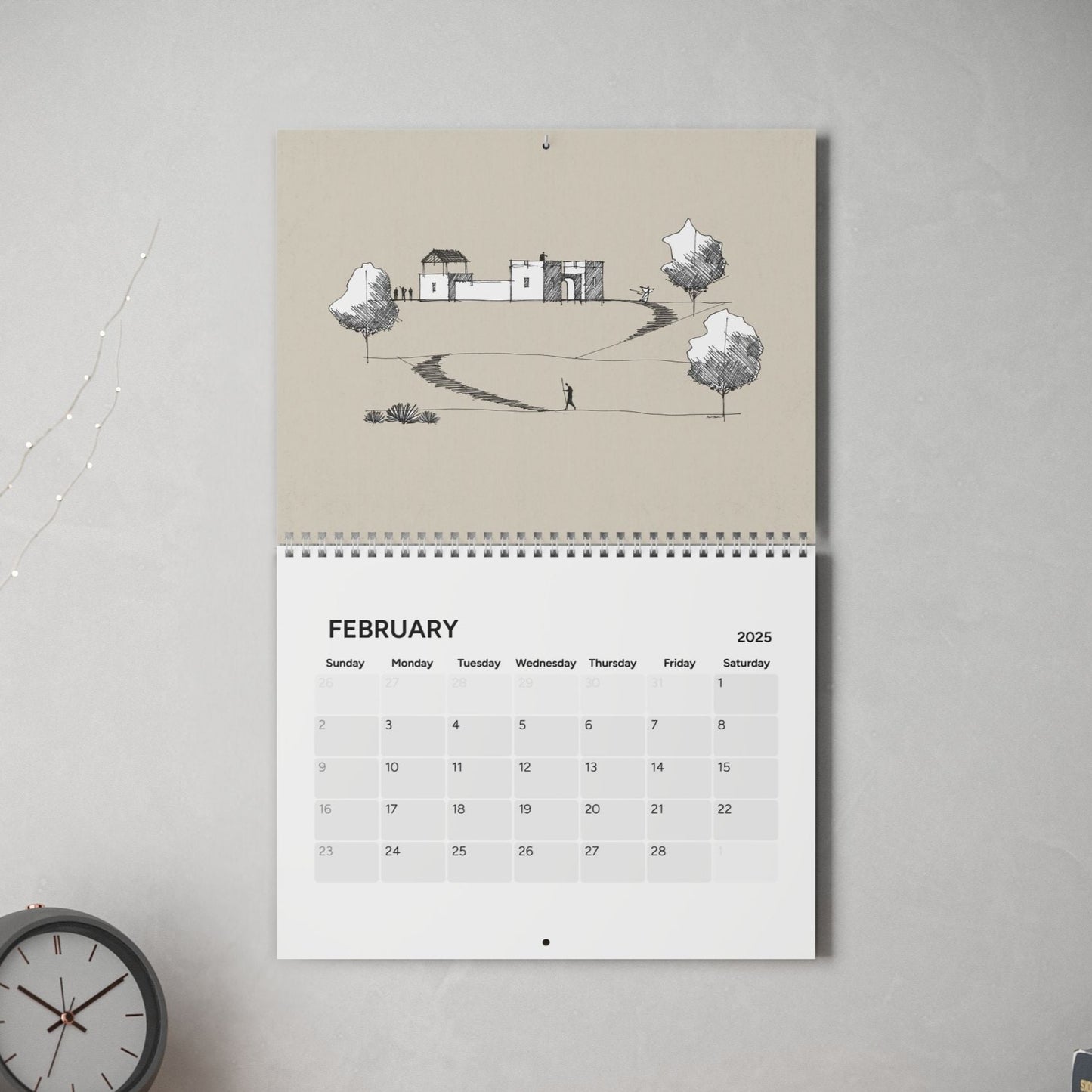 BibleSketches 2025 Year Calendar