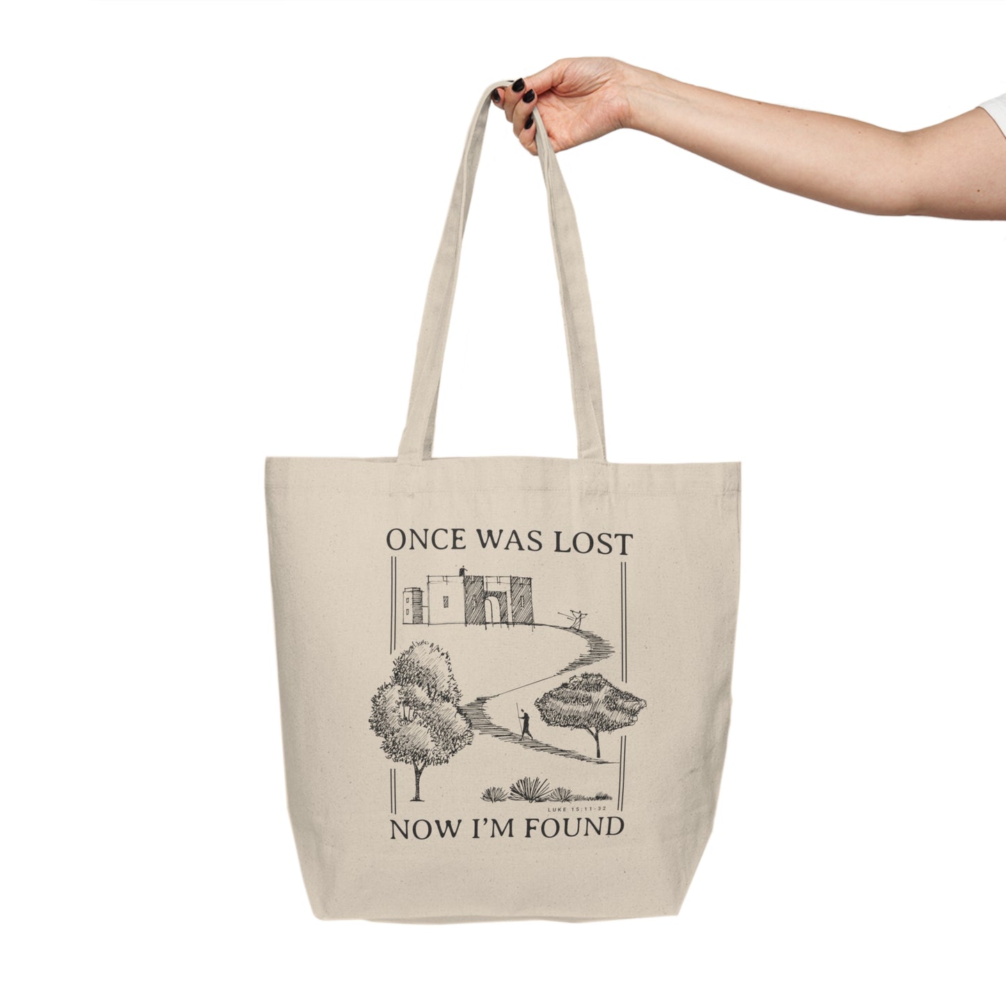 Prodigal Son Lost Now I'm Found - Shopping Canvas Tote Bag - One Side