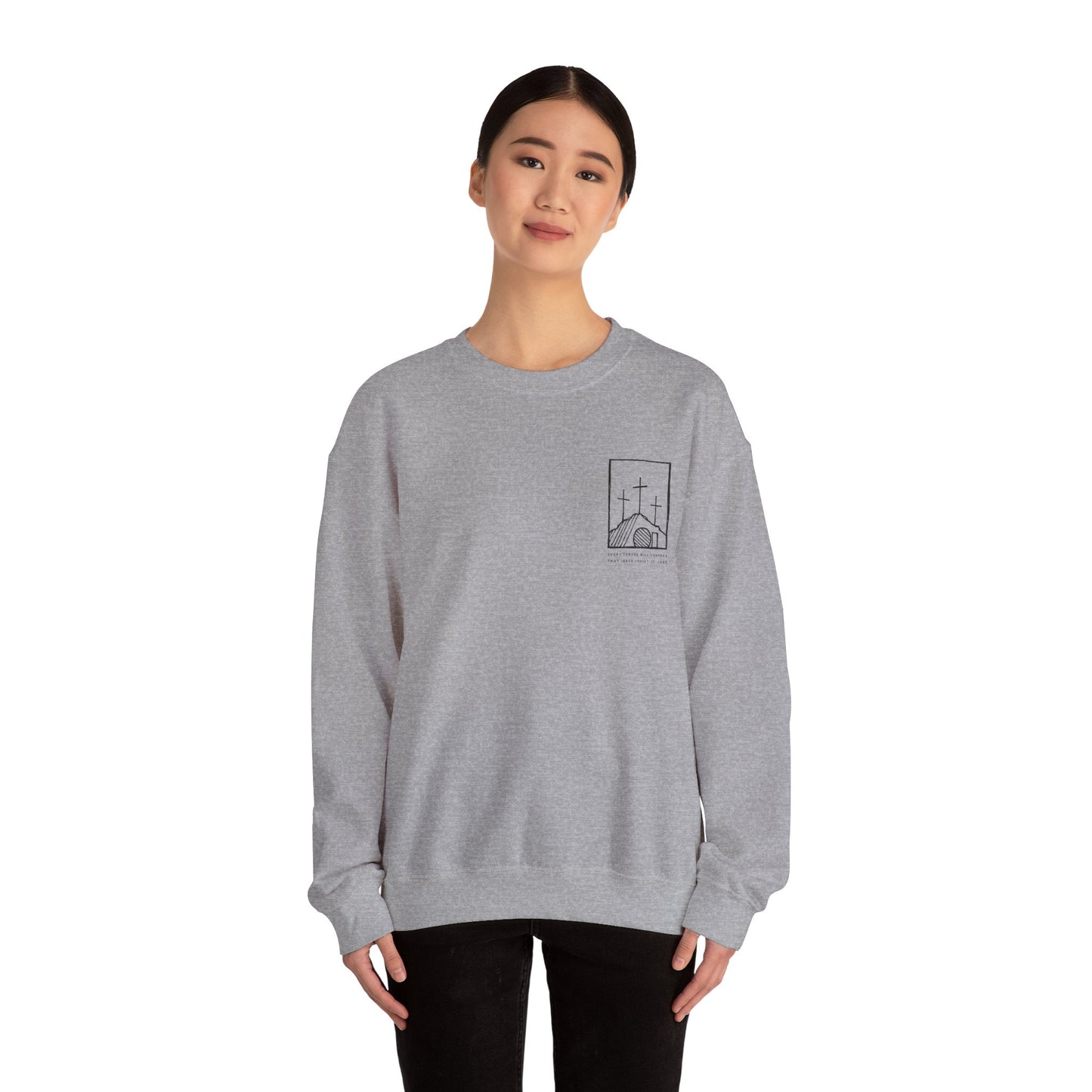 Every Knee Will Bow - Unisex Heavy Blend™ Crewneck Sweatshirt