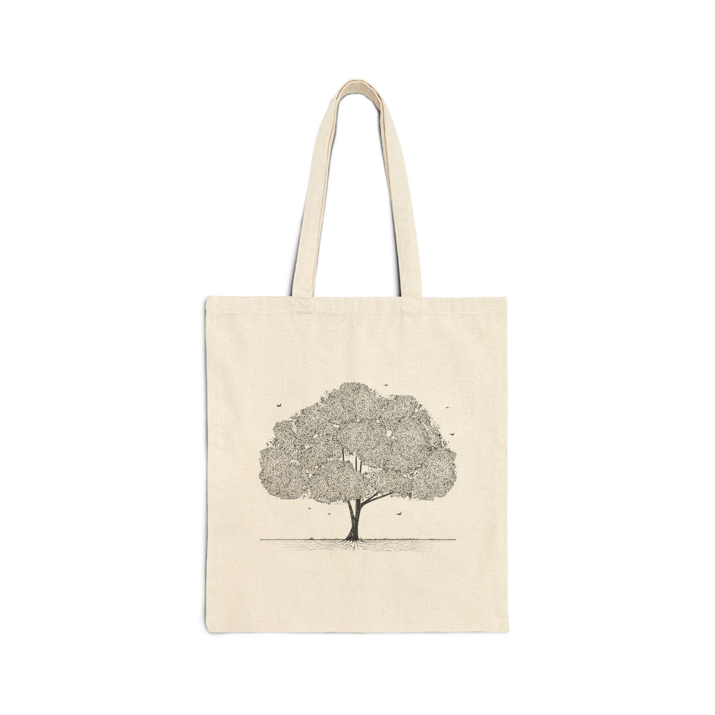 Mustard Seed Kingdom of God - Cotton Canvas Tote Bag - One Side