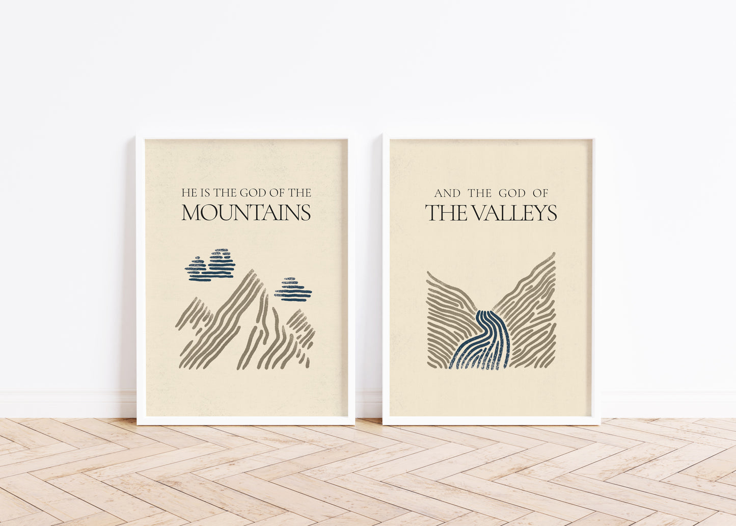 God of Mountains and Valleys Set - Digital Print