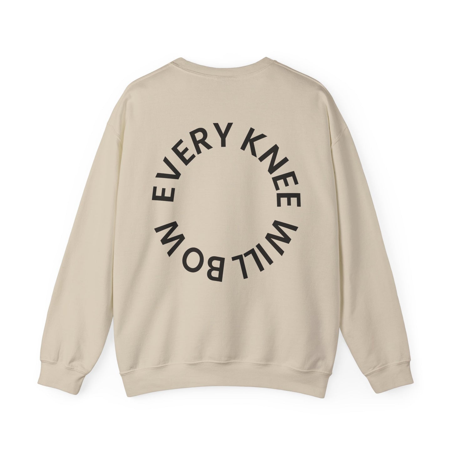 Every Knee Will Bow - Unisex Heavy Blend™ Crewneck Sweatshirt