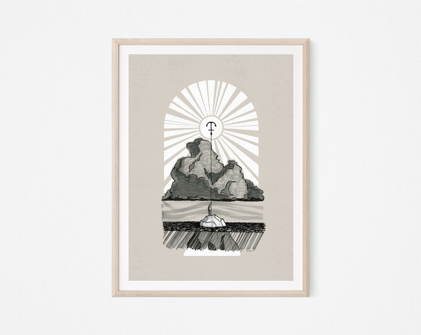 Christ the Sure and Steady Anchor - Digital Print